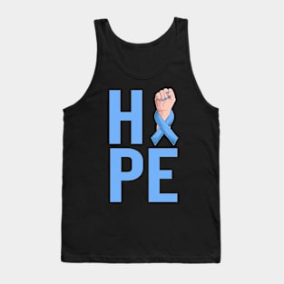 Child Abuse Prevention Awareness Month Blue Ribbon gift idea Tank Top